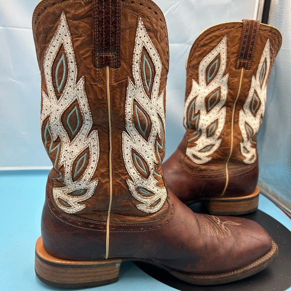 Ariat men 12 performance nighthawk cowboy boots - Picture 1 of 10